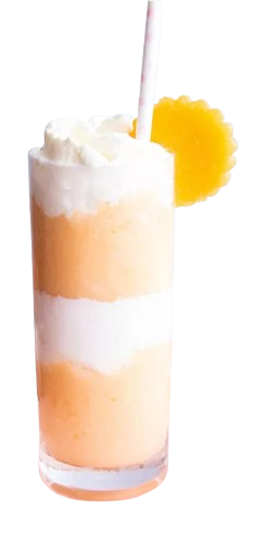 Whipped Frozen Cantaloupe Creamsicle